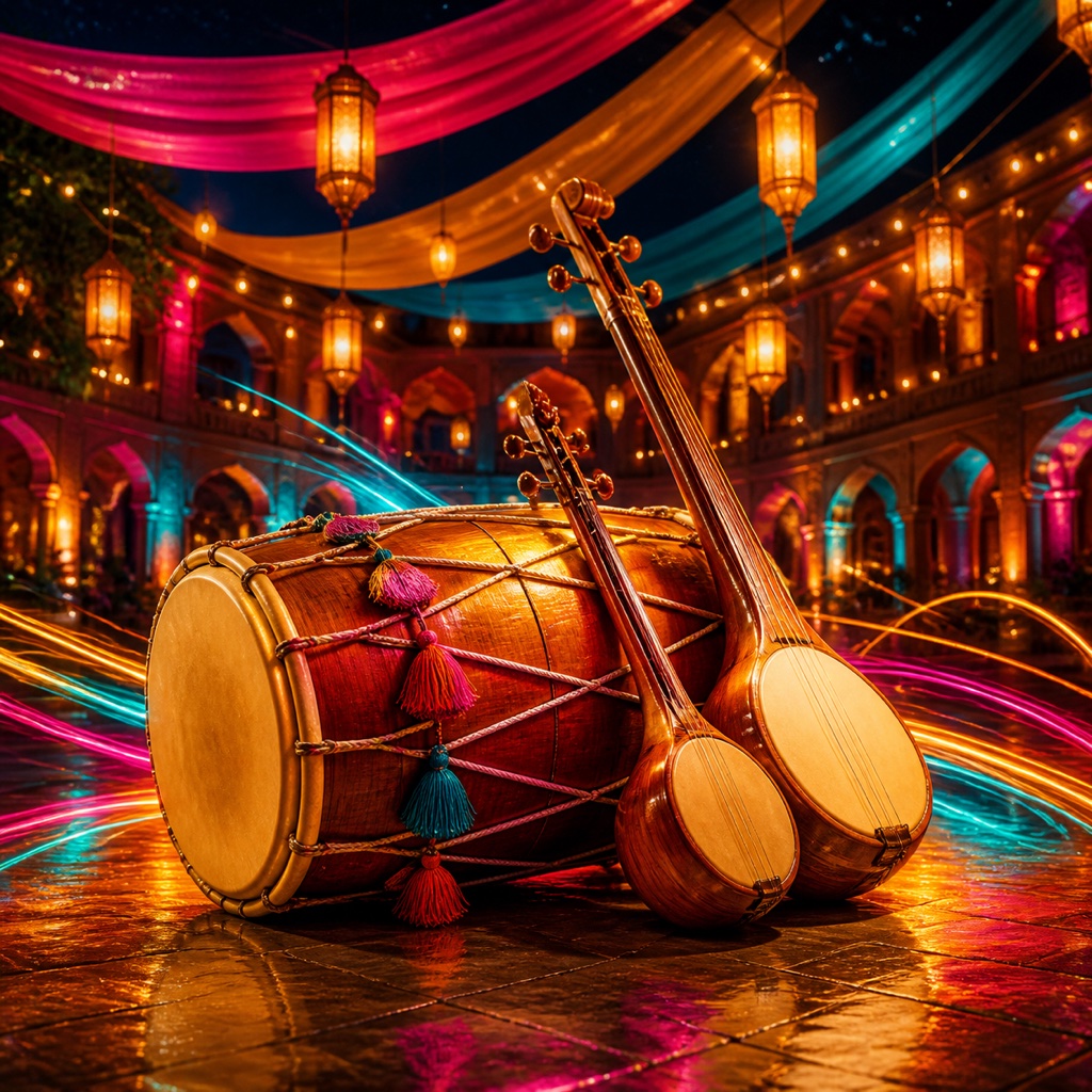 Dhol Neon Courtyard cover art