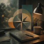 Notebook Rain Compass cover art